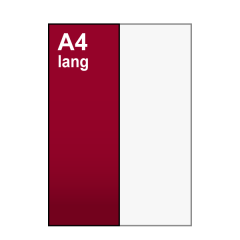 A4 lang Flyers 148x420 mm A4 lang Flyers 148x420 mm