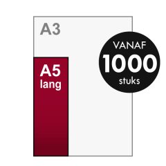 A5 lang Flyers drukken A5 lang Flyers drukken