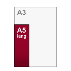 A5 lang Flyers 105x297 mm A5 lang Flyers 105x297 mm