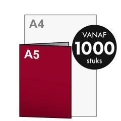 Folder drukken A4 naar A5 Folder drukken A4 naar A5