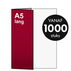 Folder drukken A4 naar A5 lang Folder drukken A4 naar A5 lang