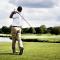 Witte golfballen bedrukken
