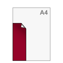 A6 lang Stickers 74x210 mm