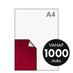 A6 Stickers drukken 105x148 mm