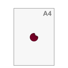 Sticker rond klein ø50 mm