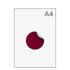 Sticker rond middel ø98 mm