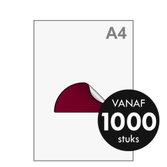 Sticker drukken - Halfrond 130x65 mm Sticker drukken - Halfrond 130x65 mm