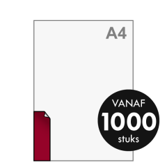Sticker drukken 35x105 mm