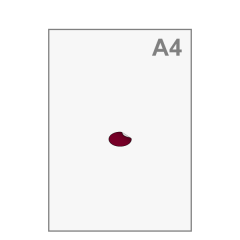 Sticker ovaal klein 40x20 mm Sticker ovaal klein 40x20 mm