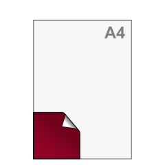 Vierkant middel Stickers 98x98 mm