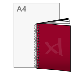 A5 Wire-O brochure 148x210 mm