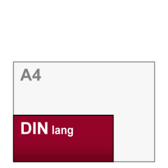 DIN-lang Compliments Card